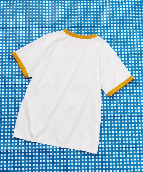 FREAK'S STORE(フリークスストア)の「matsui×FREAK'S STORE/マツイ×フリークスストア 別注 「Pixel&dog1」 ワンポイント クルーネック半袖 ハートリンガーTシャツ(Tシャツ/カットソー・レディース・ブルー/レッド/イエロー・フリ-)」の21枚目の写真