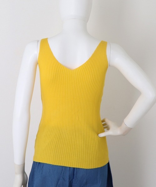 Miniministore(ミニミニストア)の「タンクトップ Vネック サマーニット(タンクトップ・レディース・モカ/ホワイト/ブラック・FREE)」の8枚目の写真