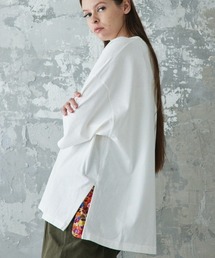 rehacer | rehacer : Slit Flower  CS / スリットフラワーカットソー(Tシャツ/カットソー)