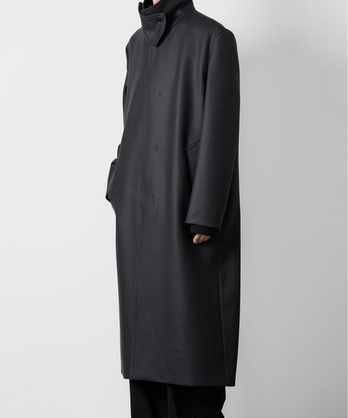 VEIN （ヴェイン）の「ウール ダブルメルトン マキシコート / WO