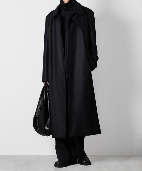 VEIN （ヴェイン）の「ウール ダブルメルトン マキシコート / WO