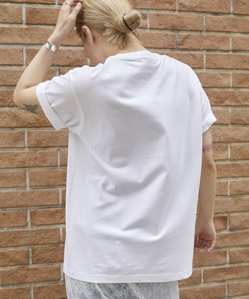 Firsthand（ファーストハンド）の「Firsthand/ファーストハンド オーガニックコットンアニマルプリントTシャツ / フロントデザインTシャツ / 半袖TEE（Tシャツ/カットソー・レディース・ホワイト/その他/グレー・ONE SIZE）」の19枚目の写真