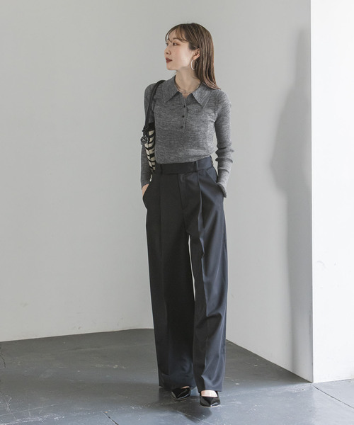 Noble（ノーブル）の「《追加》アルパカミックスシアーポロ