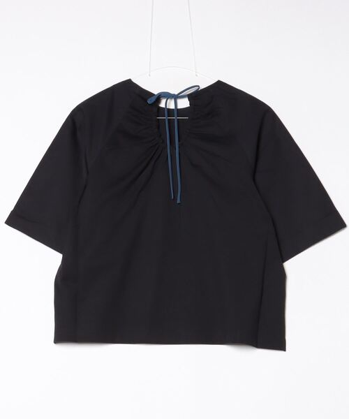 Paul Smith(ポールスミス)の「ウィメンズ ウーブン コンビ カットソー / 245103 J262(Tシャツ/カットソー・レディース・ホワイト/ブラック・MEDIUM)」の19枚目の写真