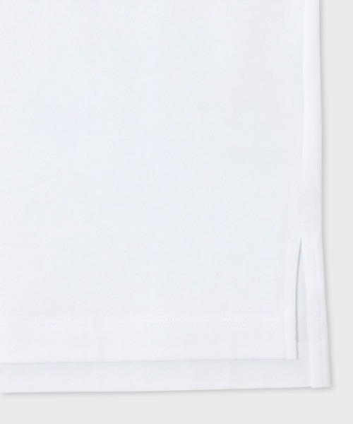 Paul Smith(ポールスミス)の「ウィメンズ ウーブン コンビ カットソー / 245103 J262(Tシャツ/カットソー・レディース・ホワイト/ブラック・MEDIUM)」の4枚目の写真