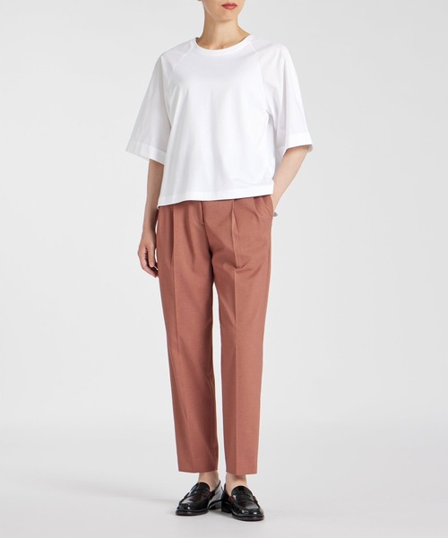 Paul Smith(ポールスミス)の「ウィメンズ ウーブン コンビ カットソー / 245103 J262(Tシャツ/カットソー・レディース・ホワイト/ブラック・MEDIUM)」の18枚目の写真