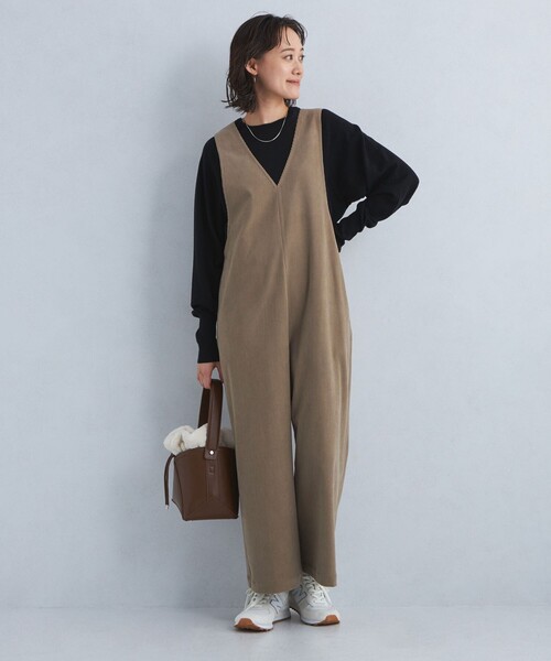 green label relaxing（グリーンレーベルリラクシング）の「EVERY エブリィ ニット クルーネック 2WAY カーディガン -ウォッシャブル-（カーディガン/ボレロ・レディース・グレー/ブラック/ライトブルー/ダークブラウン/レッド/ダークグレー/ロイヤルブルー・FREE）」の13枚目の写真