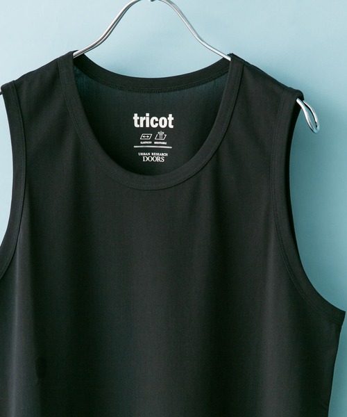 URBAN RESEARCH DOORS(アーバンリサーチドアーズ)の「トリコットタンクトップ(タンクトップ・メンズ・ブラック/ホワイト/グレー・MEDIUM/LARGE)」の2枚目の写真