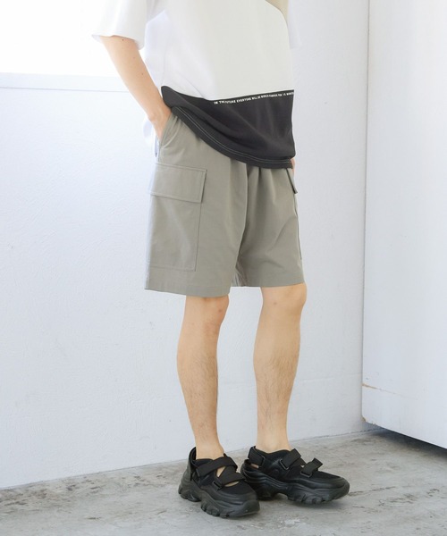 LAKOLE(ラコレ)の「吸水速乾ドットドライ4WAYショーツ / 129928(その他パンツ・メンズ・ブラック/セージグリーン/ネイビー・MEDIUM/LARGE/X-LARGE)」の1枚目の写真