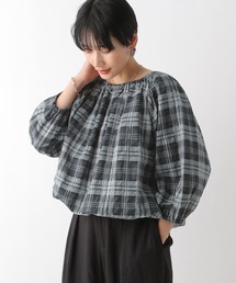 LEPSIM | マルチWAYチェックブラウス　130286(シャツ/ブラウス)