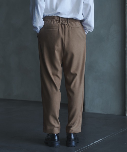 DOOPZ（ドープス）の「Hyper Fine Tapered Slacks - ハイパーファインテーパードスラックス(セットアップ可能)（スラックス・メンズ・ブラック/ライトブラウン・SMALL/MEDIUM/LARGE）」の14枚目の写真
