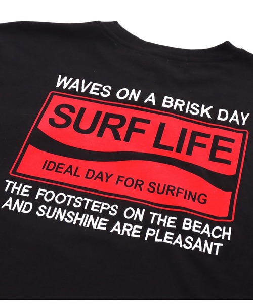 anap mimpi（アナップミンピ）の「サーフ フロッキー刺繍 コットン ビッグ Tシャツ 半袖（Tシャツ/カットソー・レディース・ブラック/オフホワイト・FREE）」の22枚目の写真