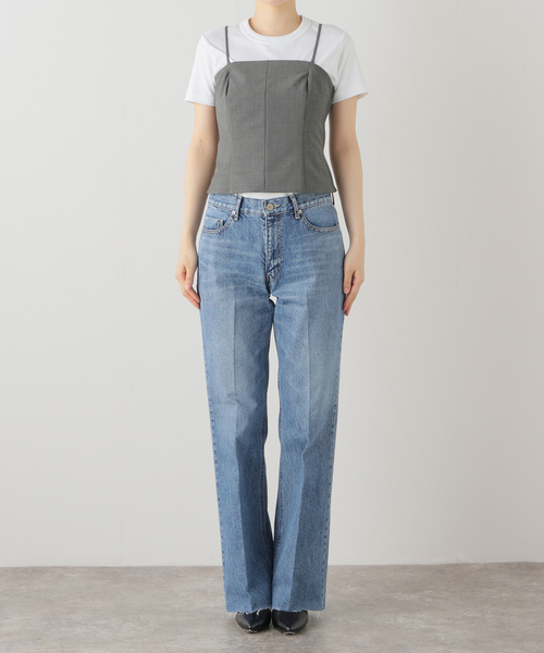 plage（プラージュ）の「calla lily ビスチェ (gray)（ベスト・レディース・グレー・34）」の2枚目の写真