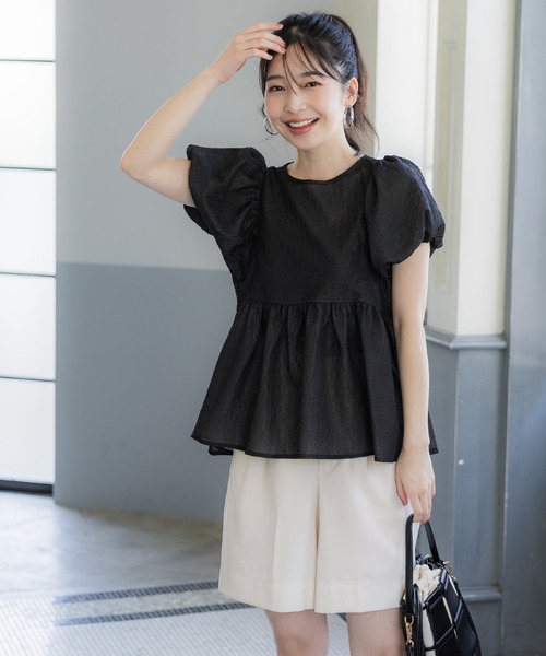 セール】上品ストレッチタックハーフパンツ（その他パンツ