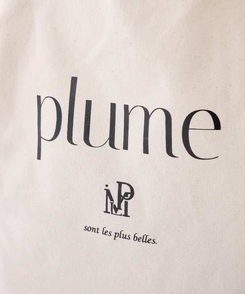 one after another NICE CLAUP（ワンアフターアナザーナイスクラップ）の「【plume】リボン付きキャンバストートバッグ（トートバッグ・レディース・ブラック/ピンク/アイボリー・FREE）」の13枚目の写真
