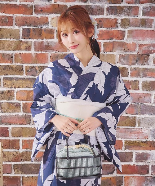 Retica（レティカ）の「浴衣 バッグ フラワー刺繍巾着 かごバッグ かわいい （かごバッグ・レディース・ピンク/ミント/レッド/パープル・FREE）」の2枚目の写真