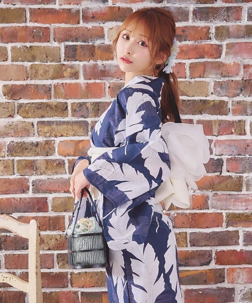 Retica（レティカ）の「浴衣 バッグ フラワー刺繍巾着 かごバッグ かわいい （かごバッグ・レディース・ピンク/ミント/レッド/パープル・FREE）」の19枚目の写真