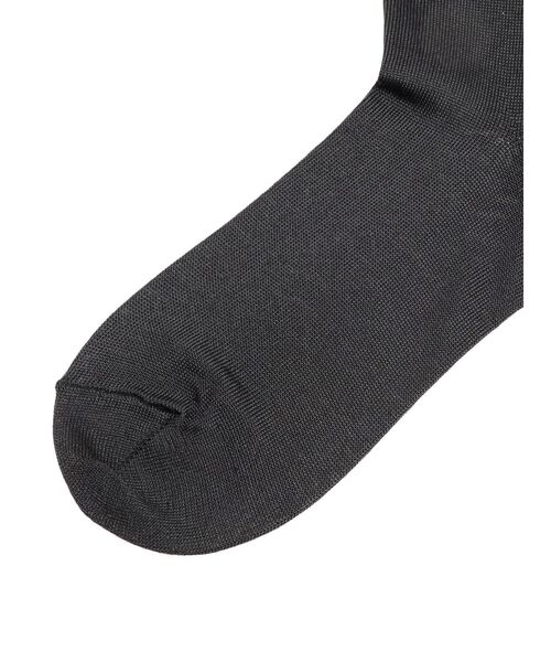 EMODA（エモダ）の「グロスジャージーソックス（ソックス/靴下・レディース・ブラック/ホワイト・FREE）」の3枚目の写真