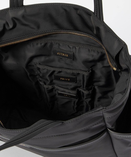 12/25まで　Anya Hindmarch ブラックナイロントートバッグ コミューター・トート | Anya Hindmarch JP
