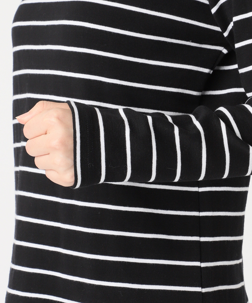 Spick & Span（スピックアンドスパン）の「MAISON CORNICHON / メゾン コルニション ボーダープルオーバー（Tシャツ/カットソー・レディース・ホワイト/ブラック/レッド・FREE）」の11枚目の写真