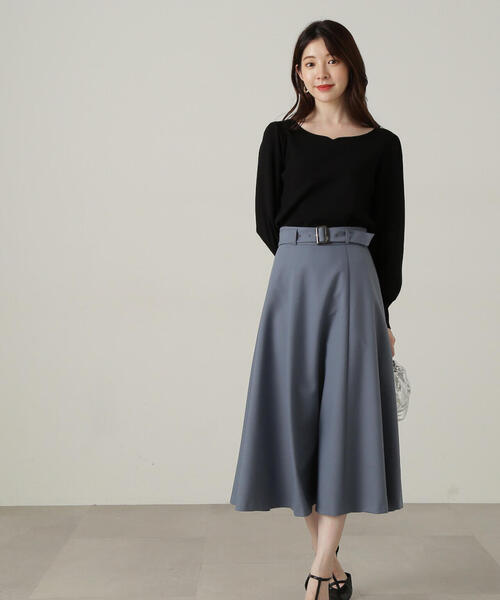 PROPORTION BODY DRESSING(プロポーションボディドレッシング)の「ハートカット総針ニット / 1214270903(ニット/セーター・レディース・ブラック/ホワイト系その他/ピンク・SMALL/MEDIUM)」の7枚目の写真