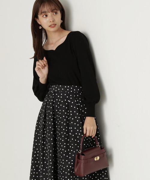 PROPORTION BODY DRESSING(プロポーションボディドレッシング)の「ハートカット総針ニット / 1214270903(ニット/セーター・レディース・ブラック/ホワイト系その他/ピンク・SMALL/MEDIUM)」の12枚目の写真