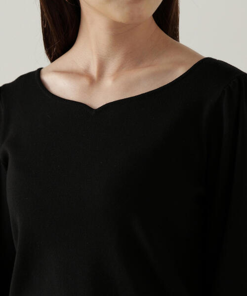PROPORTION BODY DRESSING(プロポーションボディドレッシング)の「ハートカット総針ニット / 1214270903(ニット/セーター・レディース・ブラック/ホワイト系その他/ピンク・SMALL/MEDIUM)」の18枚目の写真