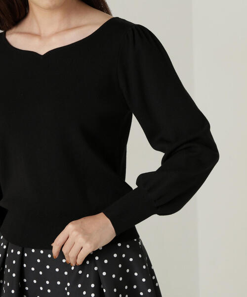 PROPORTION BODY DRESSING(プロポーションボディドレッシング)の「ハートカット総針ニット / 1214270903(ニット/セーター・レディース・ブラック/ホワイト系その他/ピンク・SMALL/MEDIUM)」の20枚目の写真