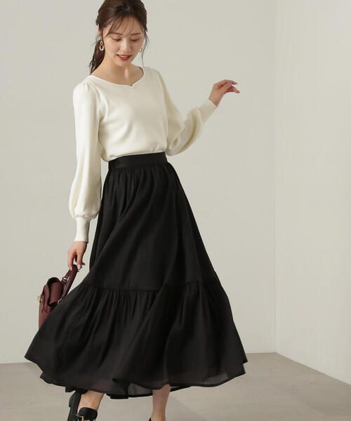PROPORTION BODY DRESSING(プロポーションボディドレッシング)の「ハートカット総針ニット / 1214270903(ニット/セーター・レディース・ブラック/ホワイト系その他/ピンク・SMALL/MEDIUM)」の22枚目の写真