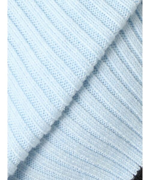 jouetie(ジュエティ)の「ラインハイネックジップニットカーディガン(ニット/セーター・レディース・ブラック/ネイビー/グレー・MEDIUM)」の15枚目の写真