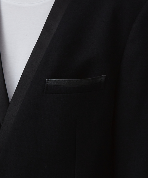 5351 POUR LES HOMMES(ゴーサンゴーイチプールオム)の「【Director's Line】セットアップ対応 ノーカラー セミダブル ジャケット(ノーカラージャケット・メンズ・ブラック・44/46/48/50)」の7枚目の写真