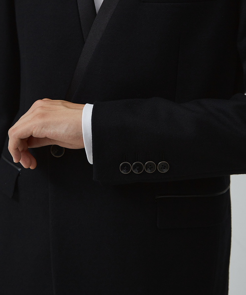 5351 POUR LES HOMMES(ゴーサンゴーイチプールオム)の「【Director's Line】セットアップ対応 ノーカラー セミダブル ジャケット(ノーカラージャケット・メンズ・ブラック・44/46/48/50)」の9枚目の写真