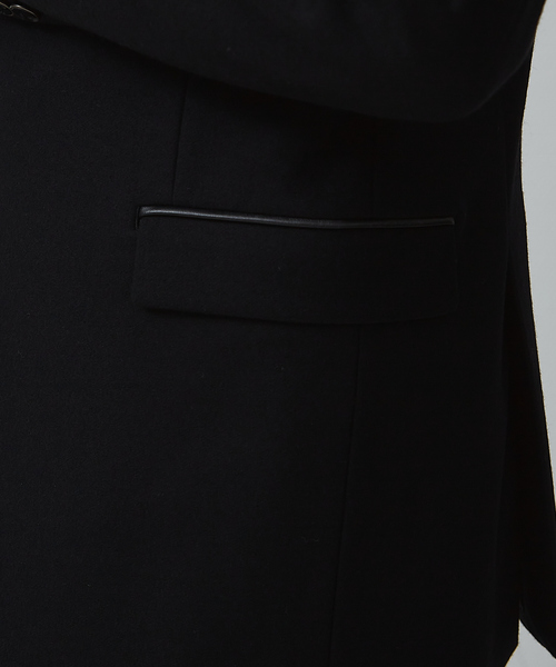 5351 POUR LES HOMMES(ゴーサンゴーイチプールオム)の「【Director's Line】セットアップ対応 ノーカラー セミダブル ジャケット(ノーカラージャケット・メンズ・ブラック・44/46/48/50)」の10枚目の写真