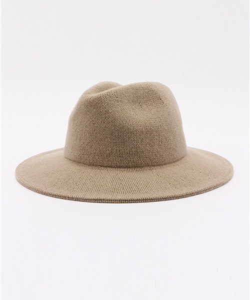 Kastane（カスタネ）の「ニット風HAT（ハット・レディース・オフホワイト/チャコールグレー/ブラック・FREE）」の2枚目の写真