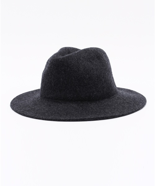 Kastane（カスタネ）の「ニット風HAT（ハット・レディース・オフホワイト/チャコールグレー/ブラック・FREE）」の3枚目の写真