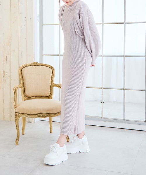 attagirl(アタガール)の「厚底レースアップスニーカー(スニーカー・レディース・ブラック/ブラック系その他/ホワイト・S/M/L/LL)」の15枚目の写真