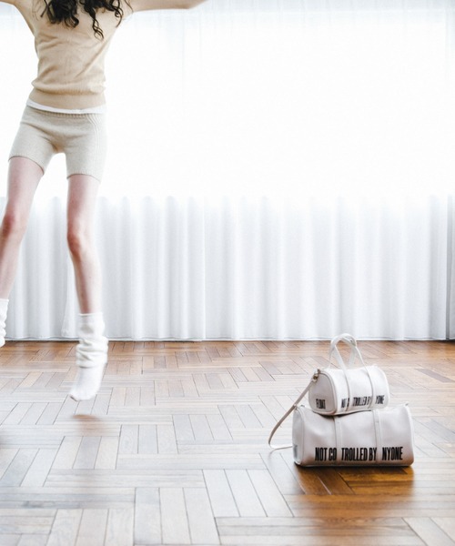 RODE SKO(ロデスコ)の「Pas De DANSE Letter Boston mini(ボストンバッグ・レディース・ブラック/オフホワイト・-)」の10枚目の写真