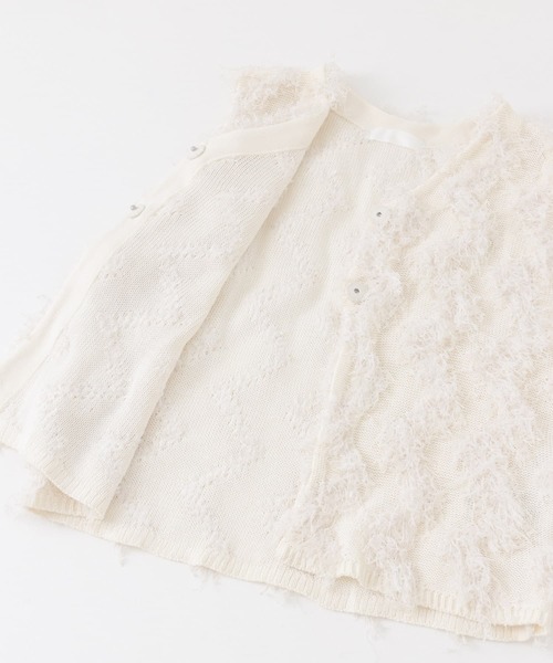 SENSE OF PLACE by URBAN RESEARCH(センスオブプレイスバイアーバンリサーチ)の「テープヤーンフリンジベスト(ベスト・レディース・ブラック/アイボリー・ONE)」の15枚目の写真