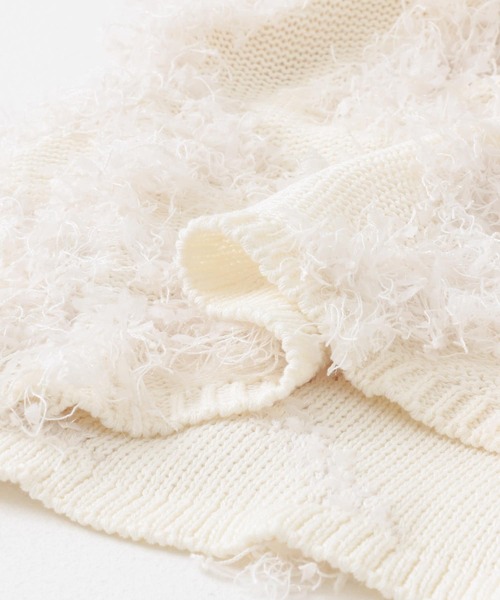 SENSE OF PLACE by URBAN RESEARCH(センスオブプレイスバイアーバンリサーチ)の「テープヤーンフリンジベスト(ベスト・レディース・ブラック/アイボリー・ONE)」の18枚目の写真