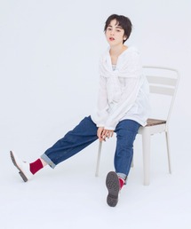 studio CLIP | ルーズテーパードデニムパンツ[プチ・プラスサイズあり](デニムパンツ)