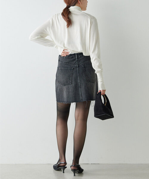 未使用 ピース PEAS リメイクラップミニスカート GALLARDAGALANTE（ガリャルダガランテ）の「【PEAS】リメイクラップ