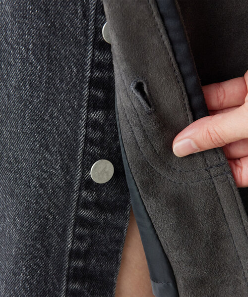 未使用 ピース PEAS リメイクラップミニスカート GALLARDAGALANTE（ガリャルダガランテ）の「【PEAS】リメイクラップ