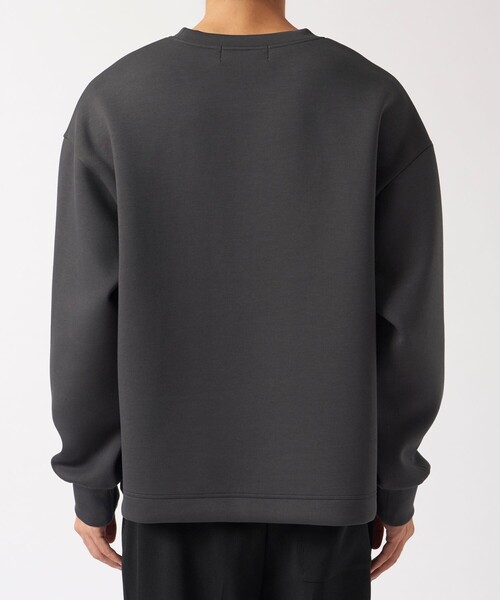 【人気デザイン】クルニ☆センターロゴ入りスウェット 襟切り替え 入手困難 CULLNI/クルニ｜【UNISEX】 大人の洗練、控えめワンポイントが