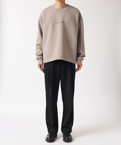 CULLNI Logo Embroidery Double Knit Pullover（スウェット）｜CULLNI