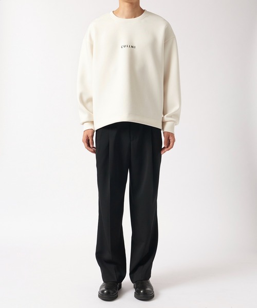 CULLNI Logo Embroidery Double Knit Pullover（スウェット