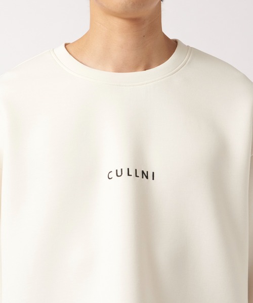 CULLNI（クルニ）の「CULLNI Logo Embroidery Double Knit Pullover（スウェット・メンズ・モカ/ダークグレー/キナリ/ブラック・2/1）」の9枚目の写真