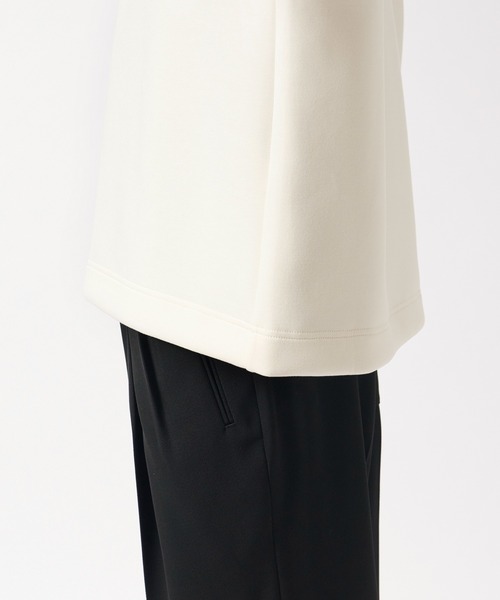 CULLNI（クルニ）の「CULLNI Logo Embroidery Double Knit Pullover（スウェット・メンズ・モカ/ダークグレー/キナリ/ブラック・2/1）」の11枚目の写真