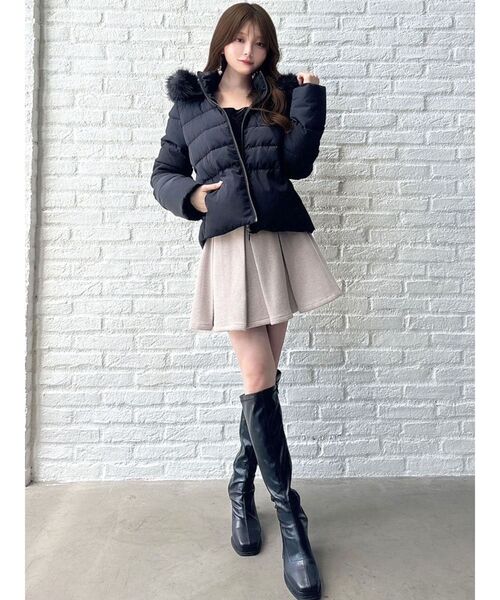 RESEXXY(リゼクシー)の「ショートダウンジャケット(ダウンジャケット/コート・レディース・ブラック/ベージュ/ホワイト・FREE)」の16枚目の写真