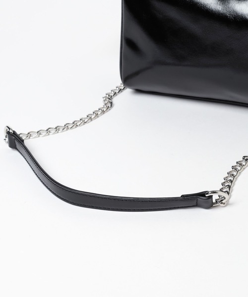 Heather（ヘザー）の「リボンミディBAG　202390（ハンドバッグ・レディース・シルバー/ブラック系/ブラック・ONE SIZE）」の18枚目の写真