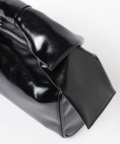 Heather（ヘザー）の「リボンミディBAG　202390（ハンドバッグ・レディース・シルバー/ブラック系/ブラック・ONE SIZE）」の10枚目の写真